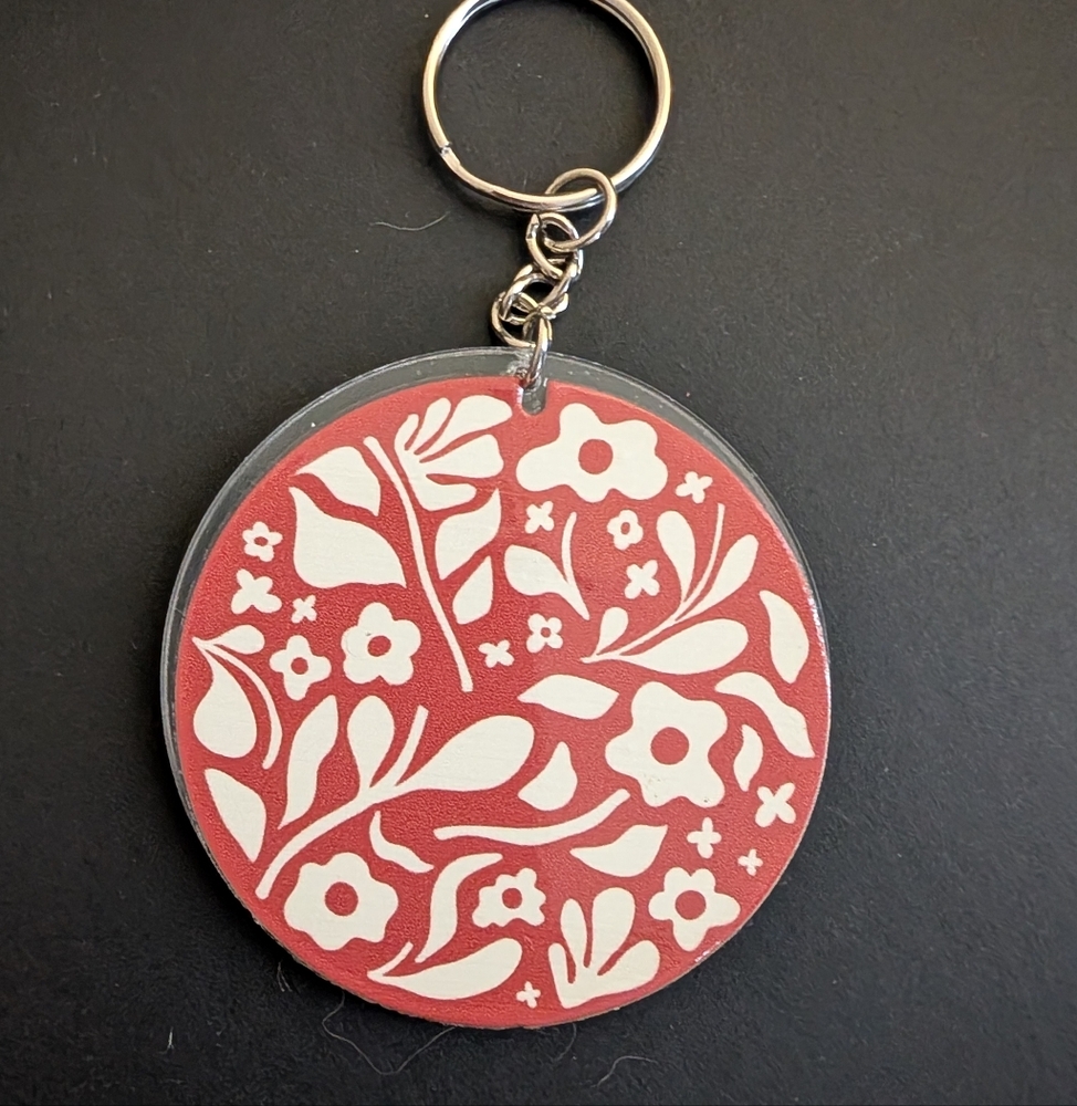 FLOWER key chain